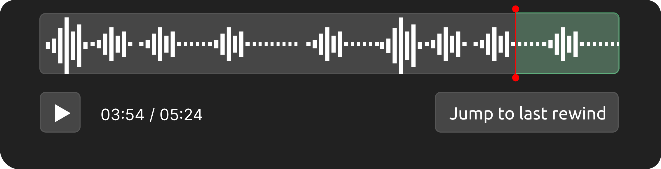 video navigation bar after recording screen and audio on Chromebook